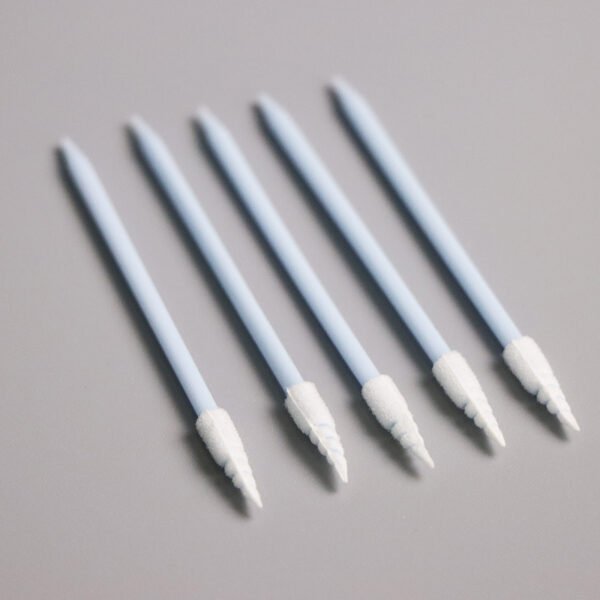 Cleanroom foam swabs