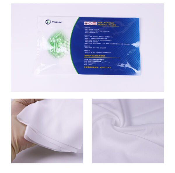 Presaturated cleanroom wipe