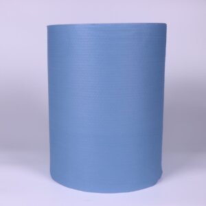 Blue Cleaning Paper Rolls for Sensitive Surfaces - Manufacturing