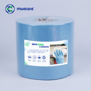 Blue Paper Cleaning Roll Wiping Paper - Customizable