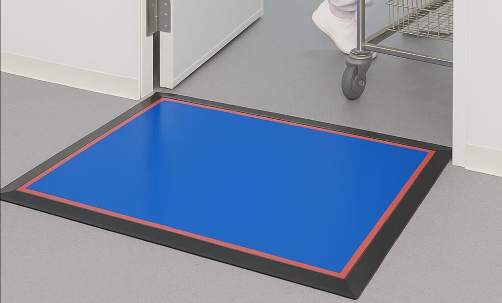 Heavy-Duty Washable Sticky Mats for Cleanroom Wheel Traffic