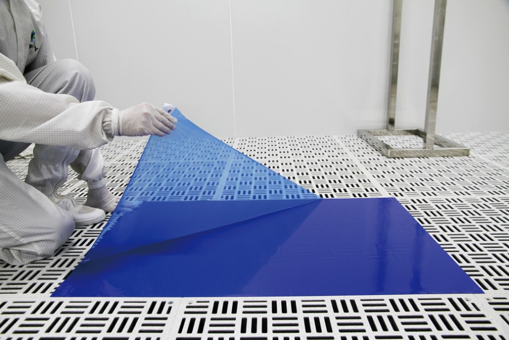 Antibacterial Cleanroom Tacky Mats – Enhanced Contamination Control