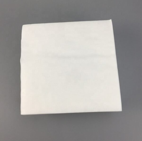 4 Fold polyester woodpulp cleanroom wipes