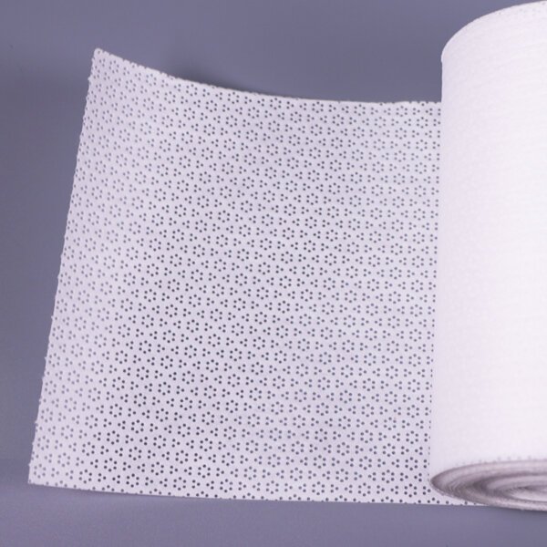 dot embossed wiper roll